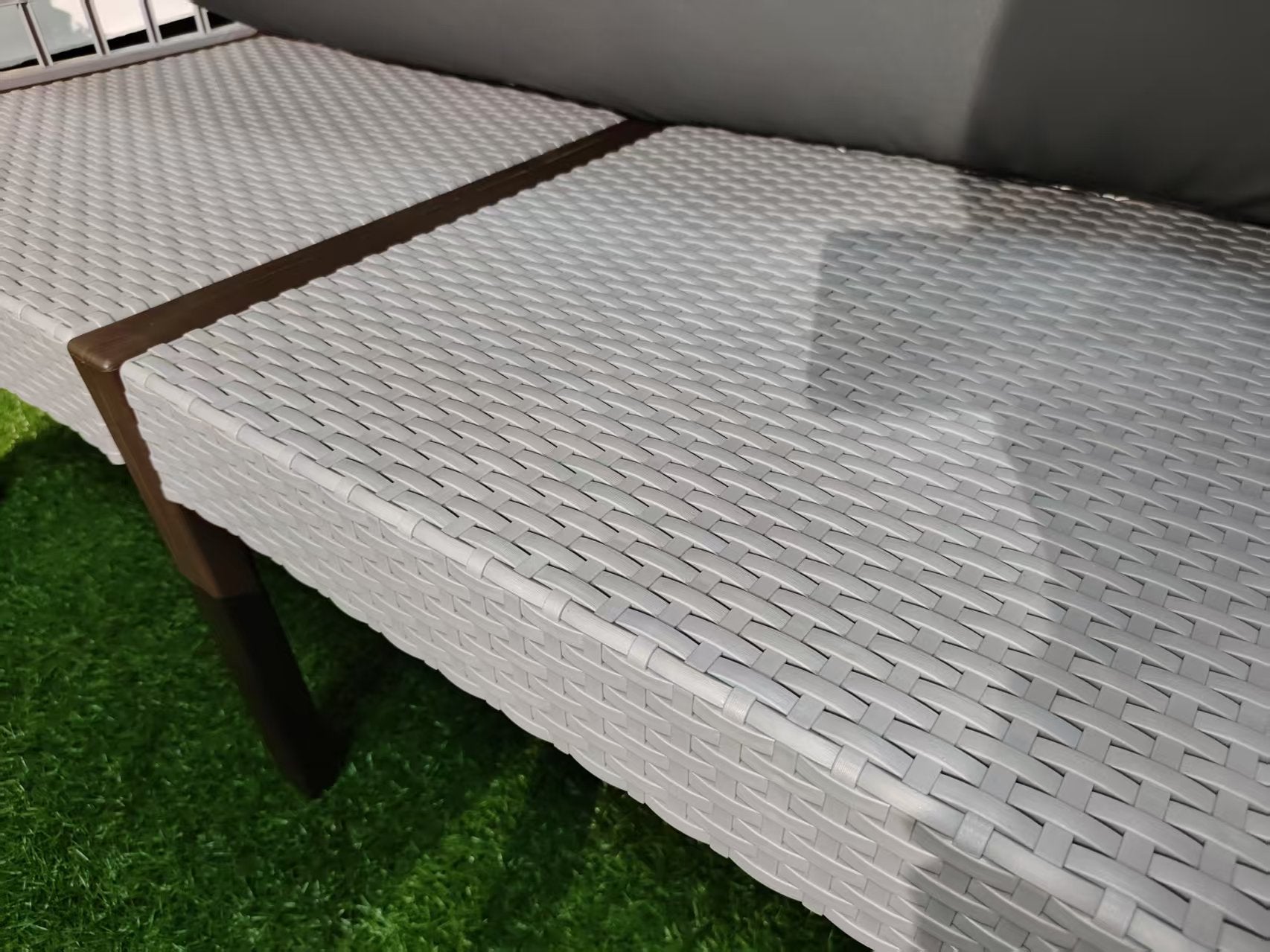 Outdoor Furniture Waterproof Outdoor Garden Sofa PE Wicker Rattan Patio Set