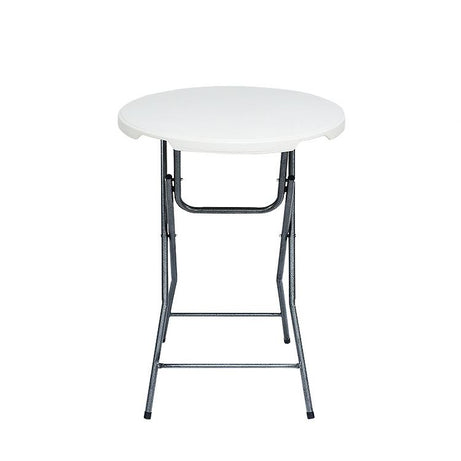 110cm Height Round Modern Foldable Bar Table Outdoor Party Bar White Folding Plastic Table