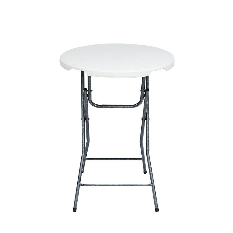 110cm Height Round Modern Foldable Bar Table Outdoor Party Bar White Folding Plastic Table