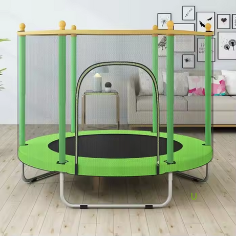 Outdoor Indoor Professional Safe Net Fitness Round Jumping Kids Trampoline