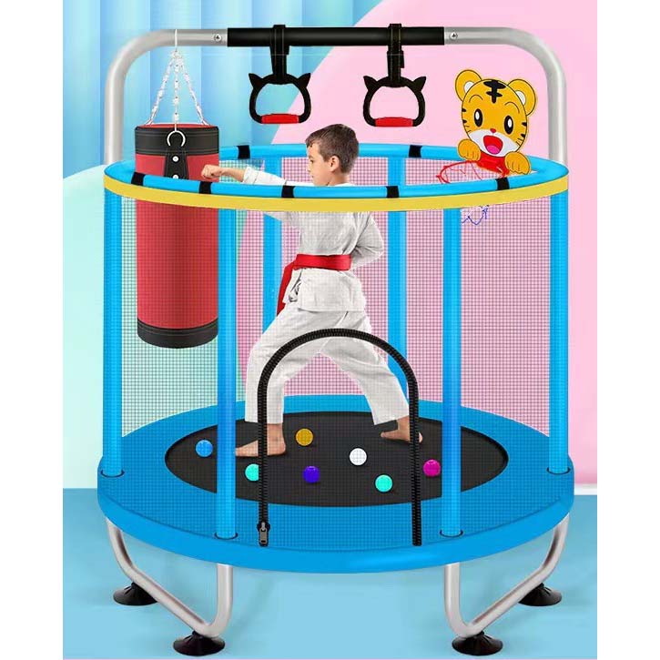 Adults Park Kids Indoor Amusement Family Home Trampoline Toys Indoor Outdoor Baby Trampoline With Enclosure Net