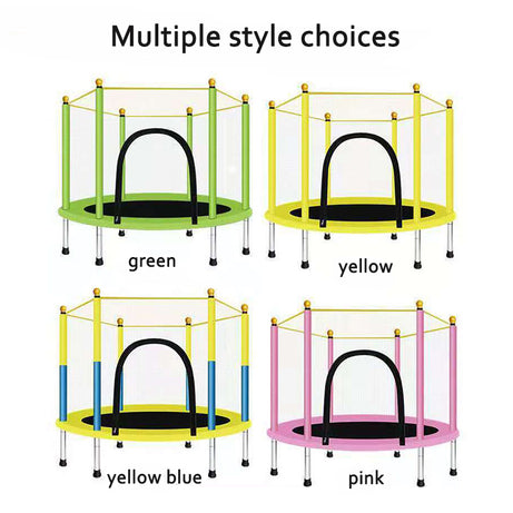 Outdoor Indoor Professional Safe Net Fitness Round Kids Jumping Trampoline