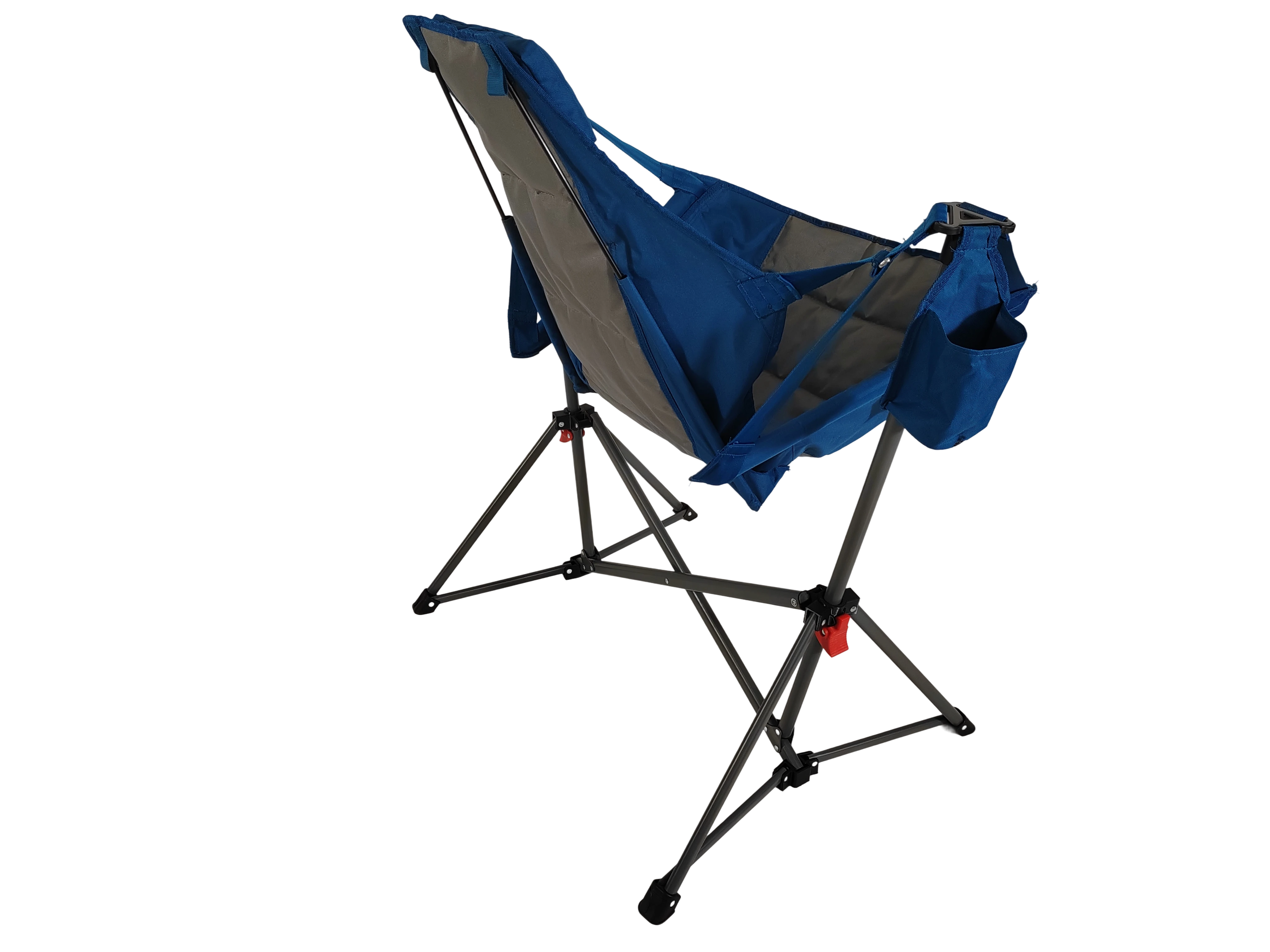 Portable Home Office Beach Camping Modern Outdoor Folding Metal Swing Chair with 600D Polyester