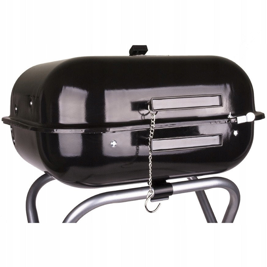 Foldable Black Hamburger Portable Folding Bbq Barbecue Fire Camping Grills
