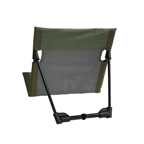 Outdoor Folding Beach Chair Compact Camping Hiking Picnic Mat with Backrest