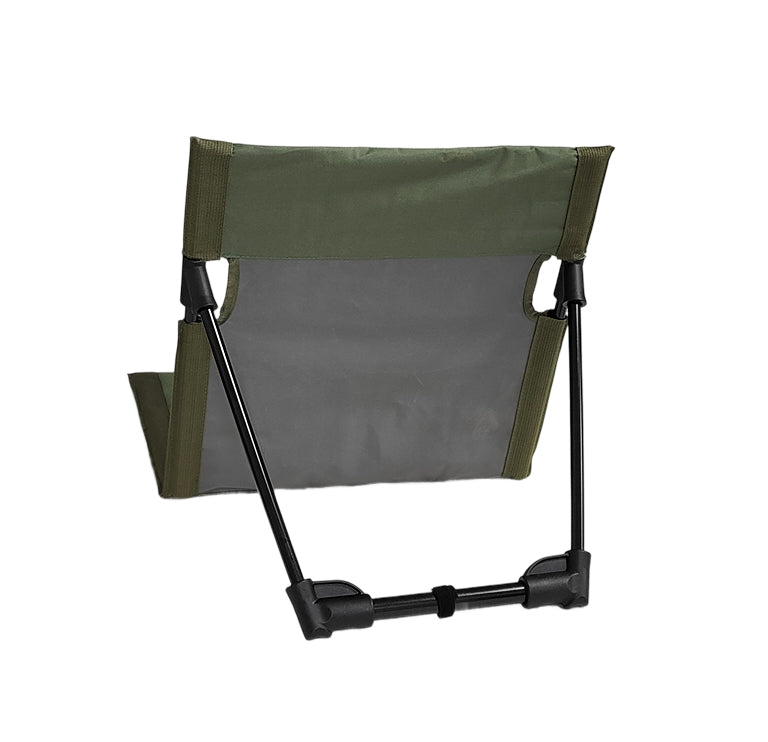 Outdoor Folding Beach Chair Compact Camping Hiking Picnic Mat with Backrest
