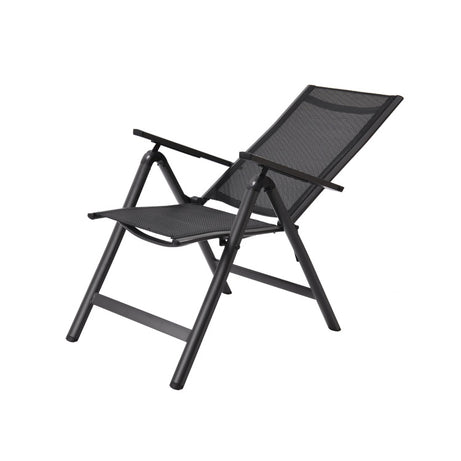 Outdoor Folding Lounge Chair Stackable Aluminum Garden Chair For Wholesale