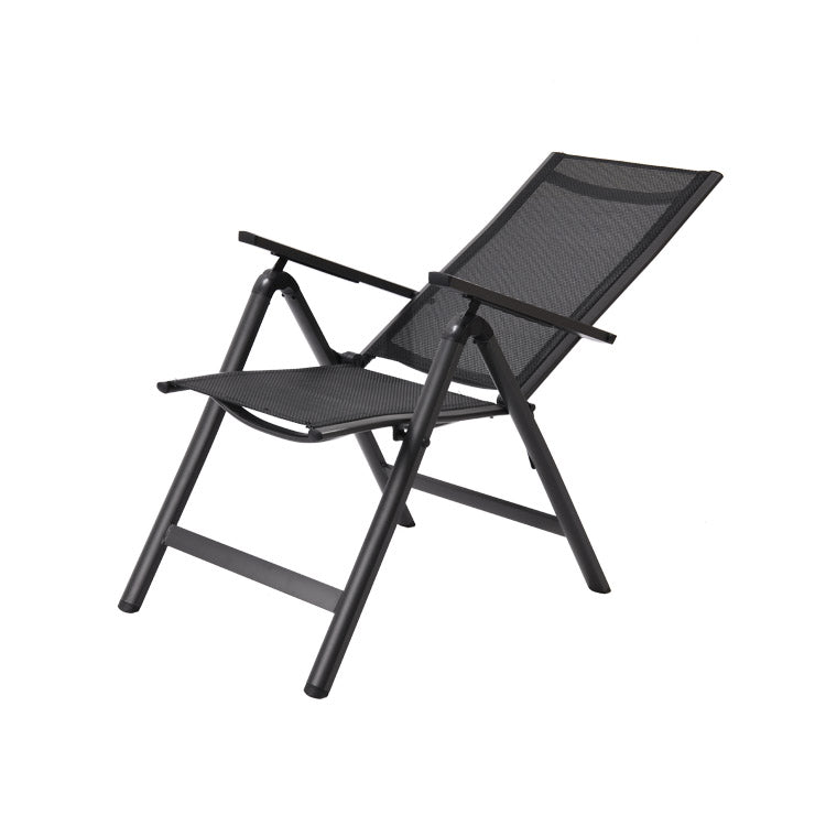 Outdoor Folding Lounge Chair Stackable Aluminum Garden Chair For Wholesale