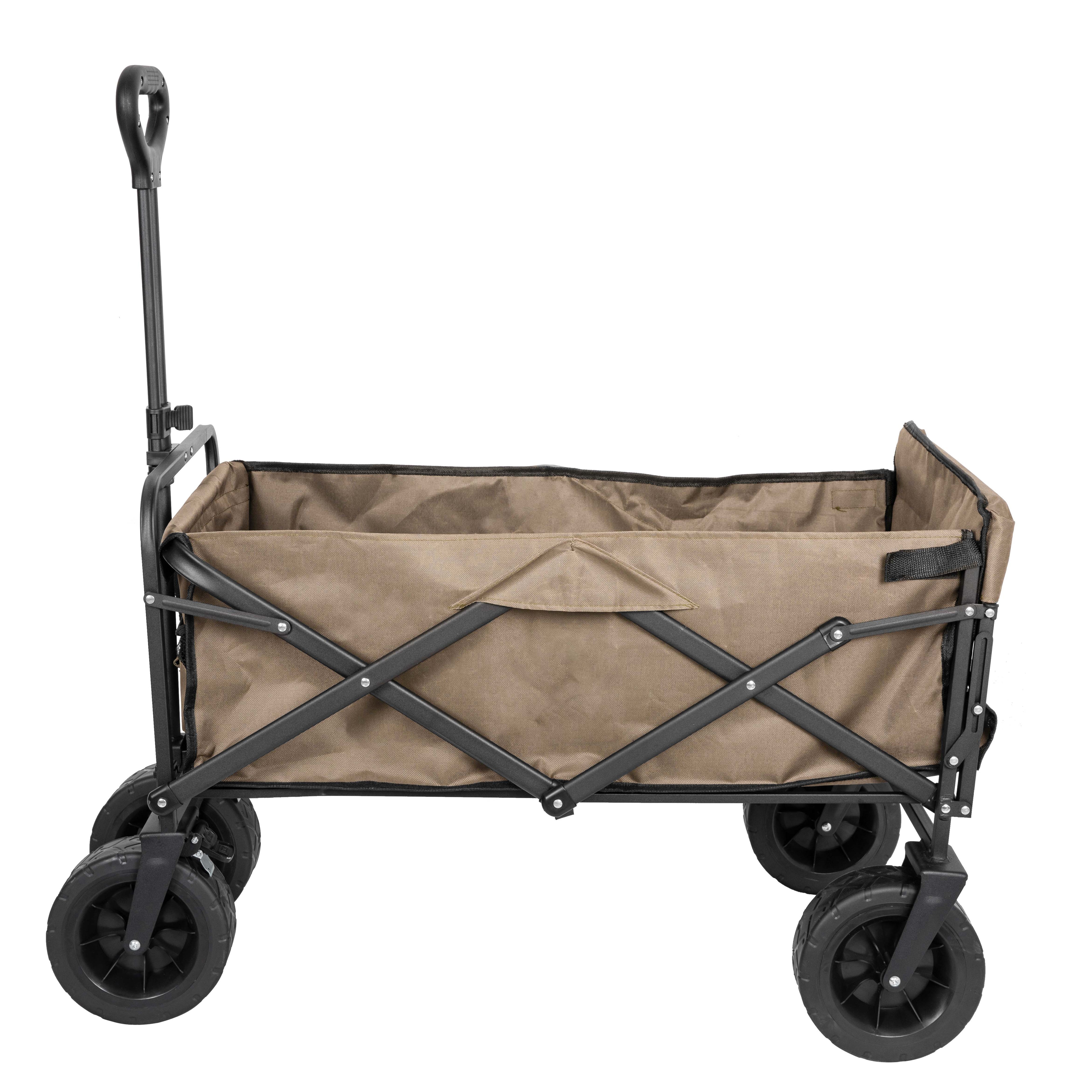 Portable Garden Foldable Sturdy Steel Frame Cart Picnic Camping Folding Wagon Cart