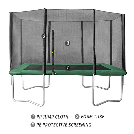 Outdoor Trampoline Fitness Trampoline Large Square Rectangle Trampoline