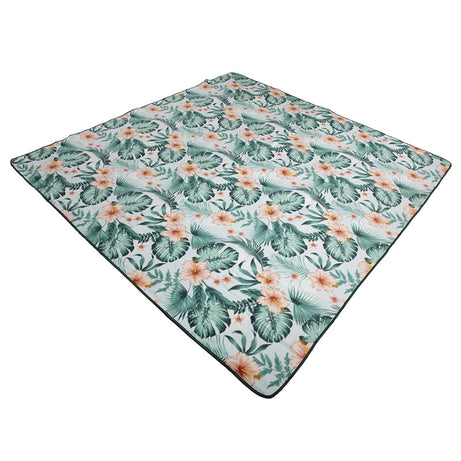 Outdoor Portable Sand-proof Waterproof Camping Beach Blanket Beach Accessories Foldable Printed Picnic Beach Mat