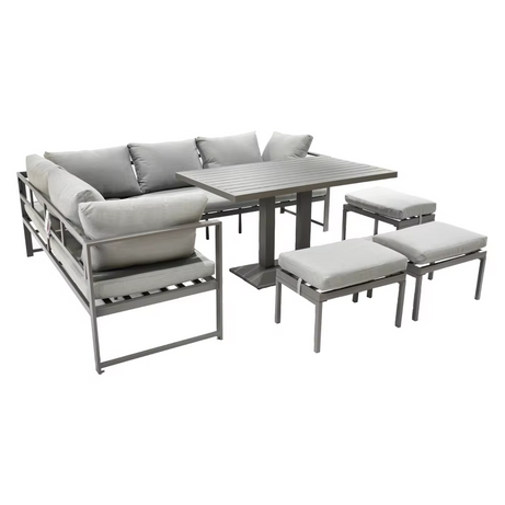 High Density Sponge Metal Aluminum Alloy Waterproof Patio Hotel Garden Outdoor Sofa