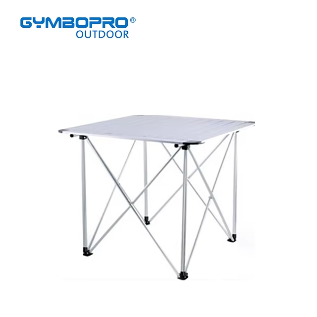 Leisure Time Portable Outdoor Aluminum Camping Garden Folding Picnic Table