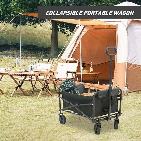 Portable Garden Foldable Sturdy Steel Frame Camping Cart Picnic Camping Folding Wagon