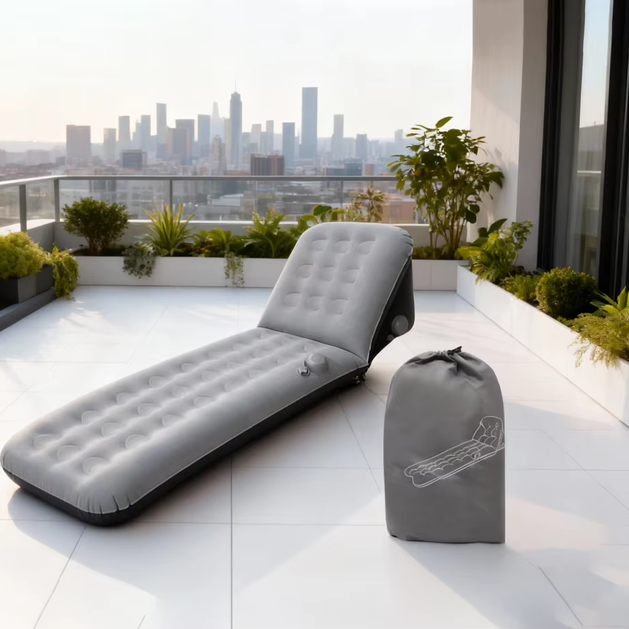 2 in 1 Inflatable Lounger air Mattress Office Nap Sofa Bed Mattress Custom air Bed Mattress