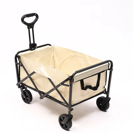 Large Capacity Portable Garden Foldable Sturdy Steel Frame Camping Cart Outdoor Picnic Folding Wagon
