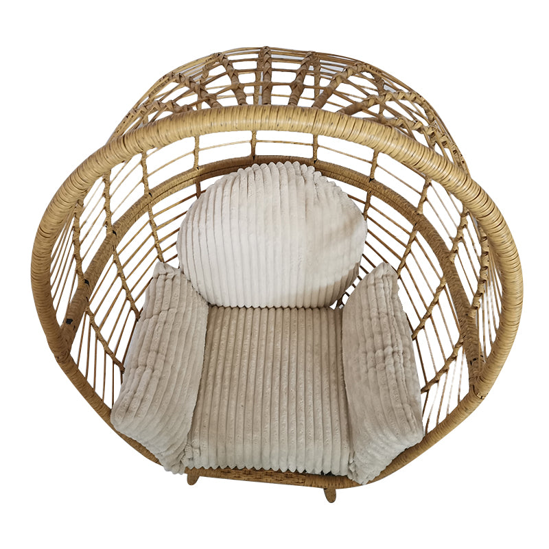 Modern Outdoor Patio Swing Chair Seat Hanging Rattan Outdoor Egg Chair With Stand