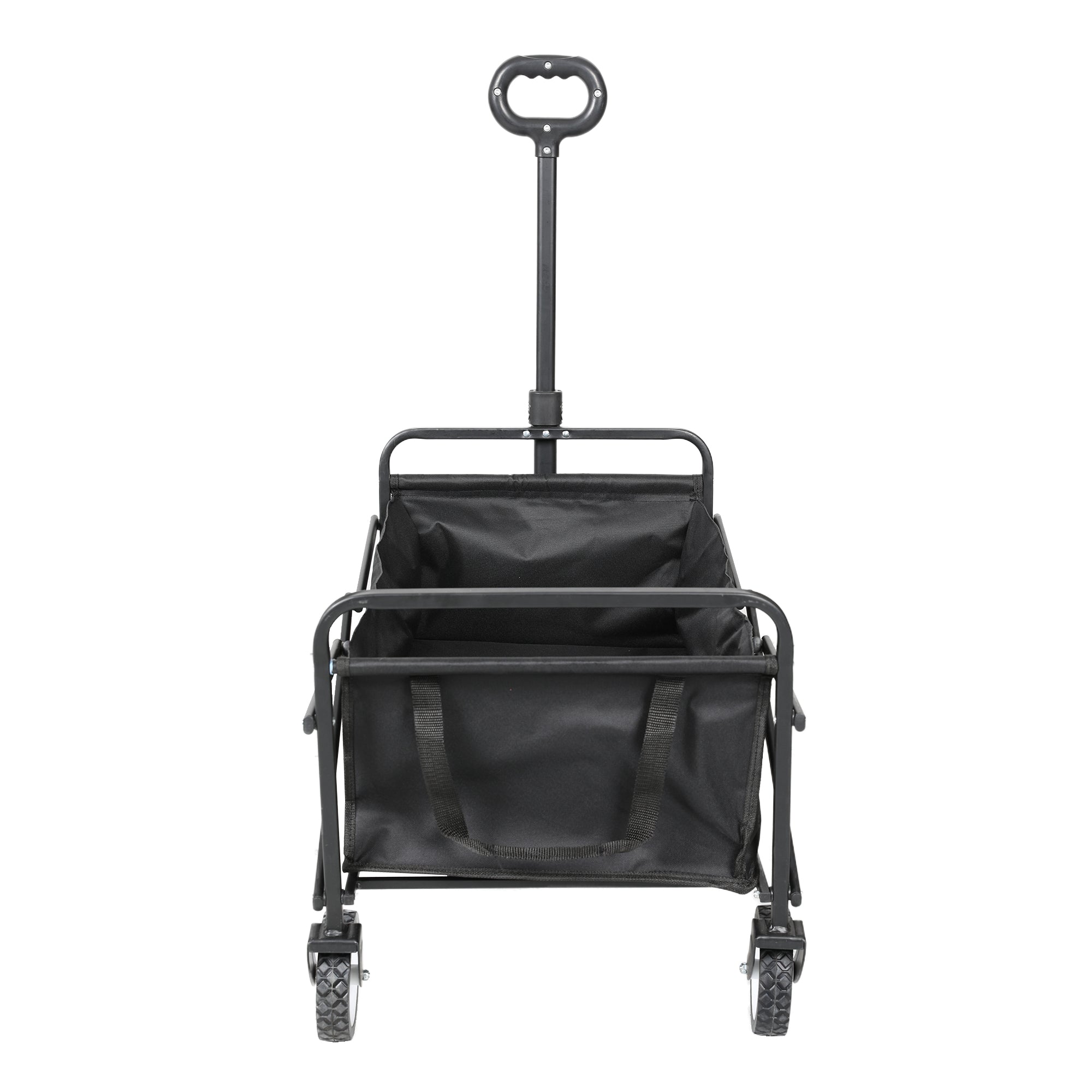 Wholesale Camping Picnic Polyester Folding Wagon With Pe Coating 80kgs Capacity