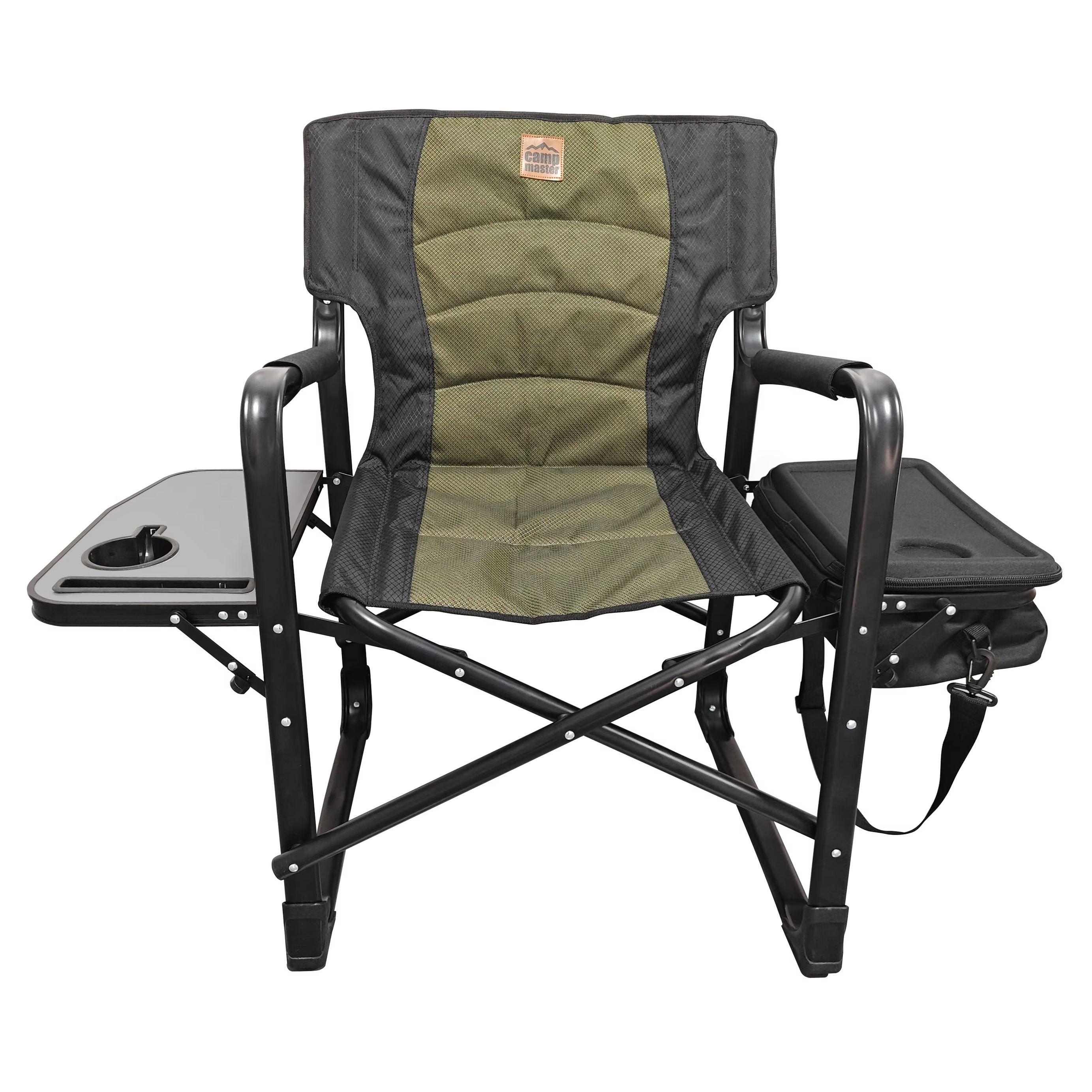 Outdoor Custom Folding Director Chair With Side Table And Cooler