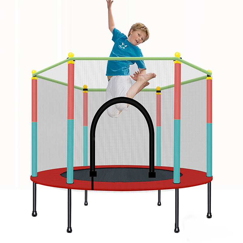 Outdoor Indoor Professional Safe Net Fitness Round Kids Jumping Trampoline