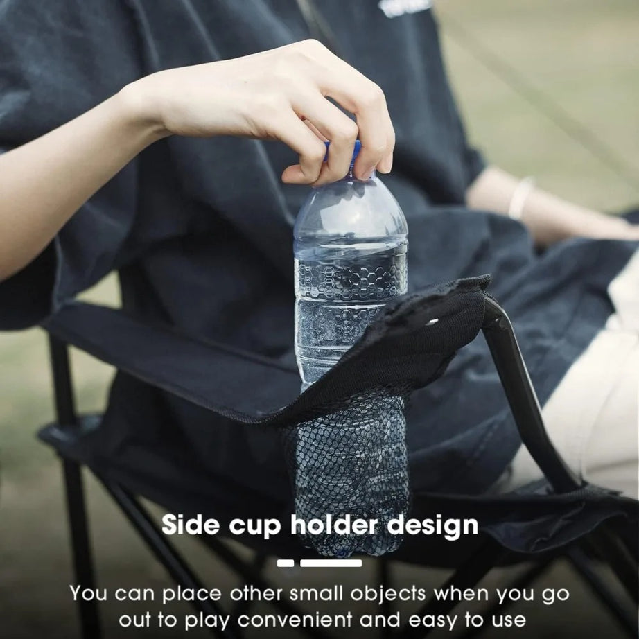 With Side Pocket Outdoor Camping Item Easy Foldable Beach Chair Cheap Camp Foldable Fishing Chair