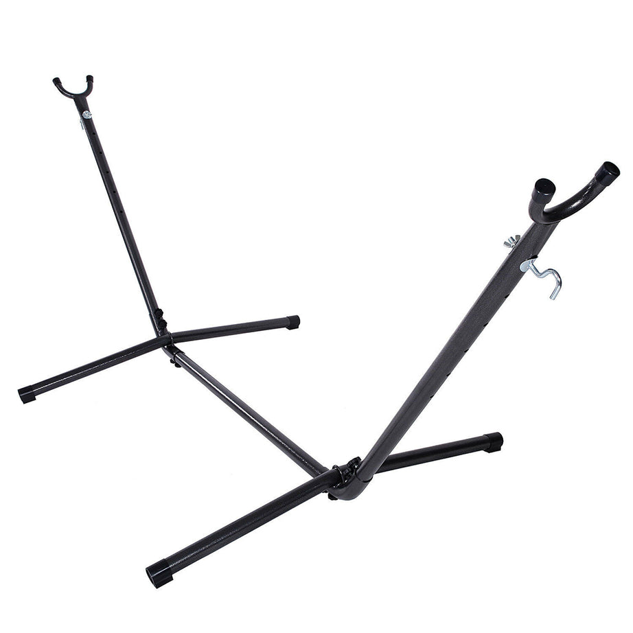 Garden Hanging Hammock Chair Patio Swing Metal Frame Hammock Chair Stand for Outdoor