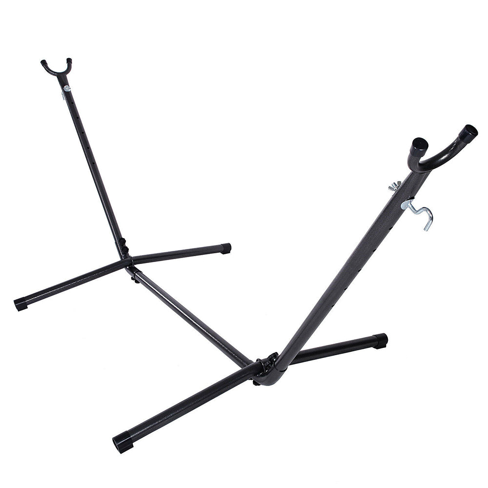 Garden Hanging Hammock Chair Patio Swing Metal Frame Hammock Chair Stand for Outdoor