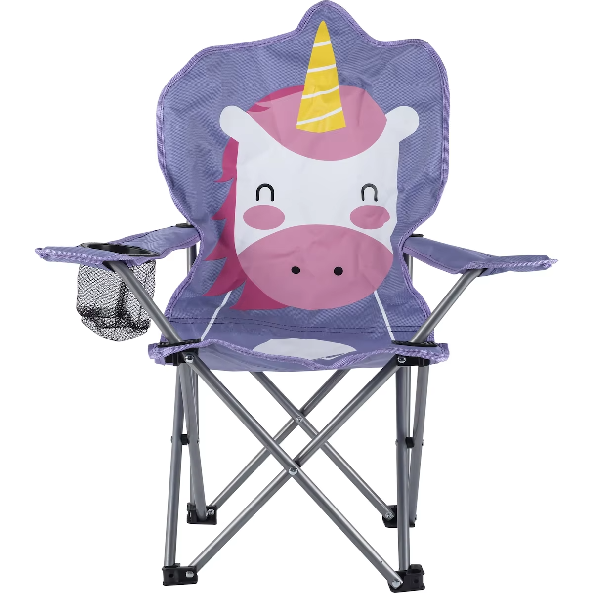 Outdoor Travel Cartoon Oxford Fabric Lightweight Steel Tube Children's Portable Foldable Camping Chair for Kids