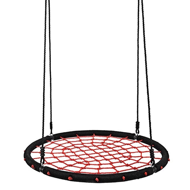Kids Play Outdoor Spider Web Tree Swing Fun Flying Hanging Wooden Tree Swings