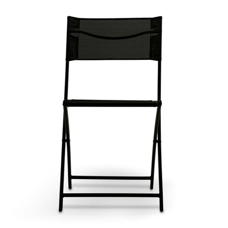 Metal Furniture Metal Frame Bistro Dining Folding Chair Patio Garden Furniture Set