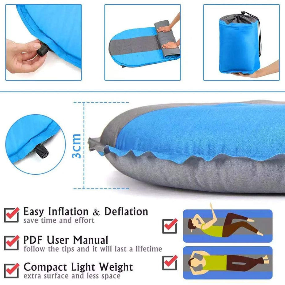 Portable waterproof Outdoor Sleeping Mat Air Mattress Inflatable Camping Sleeping Pad For Adults