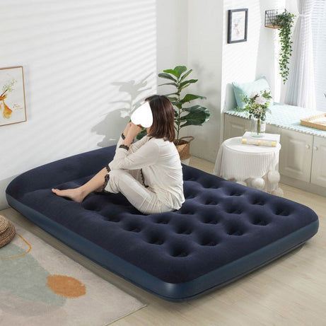 Wholesale Portable Outdoor Folding Blow Up Air Mattress Inflatable Camping Air Bed