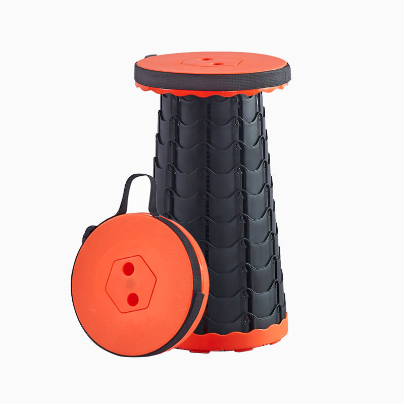 Portable Plastic Telescopic Adults Camping Fishing Garden Collapsible Waiting Foldable Retractable Stool Chair
