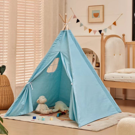 Customizable Size Canvas Indoor Outdoor Play Kids Teepee Tent With Led Light