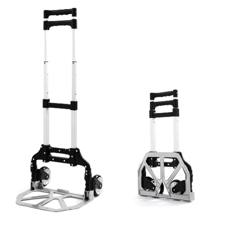 Aluminium Alloy Stair Portable Climbing Cart Folding Hand Truck Luggage Cart With Telescoping Handle