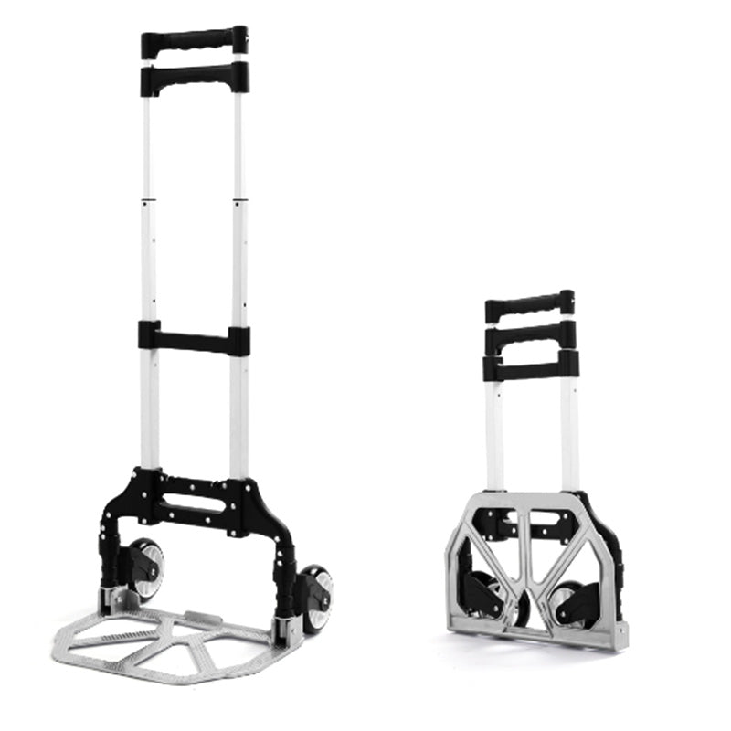 Aluminium Alloy Stair Portable Climbing Cart Folding Hand Truck Luggage Cart With Telescoping Handle