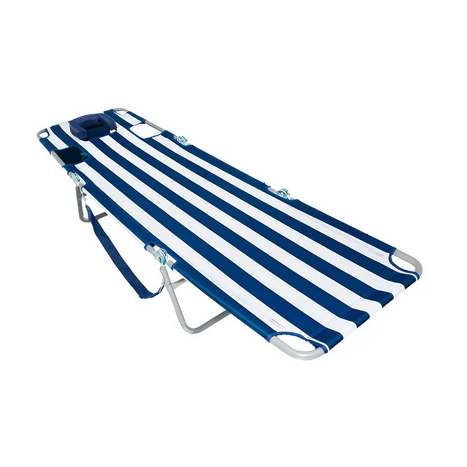 Luxury Outdoor Adjustable Portable Steel Foldable Fishing Camping Beach Lounge Chair