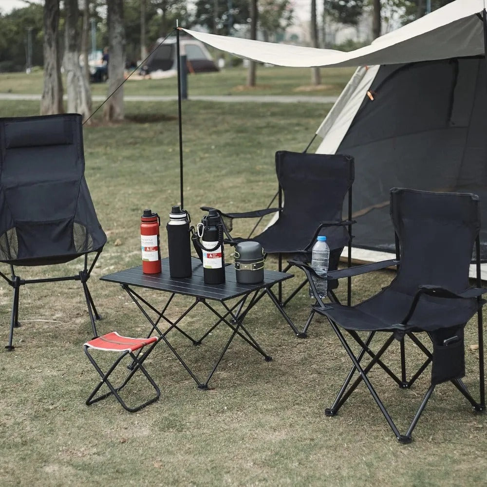 With Side Pocket Outdoor Camping Item Easy Foldable Beach Chair Cheap Camp Foldable Fishing Chair