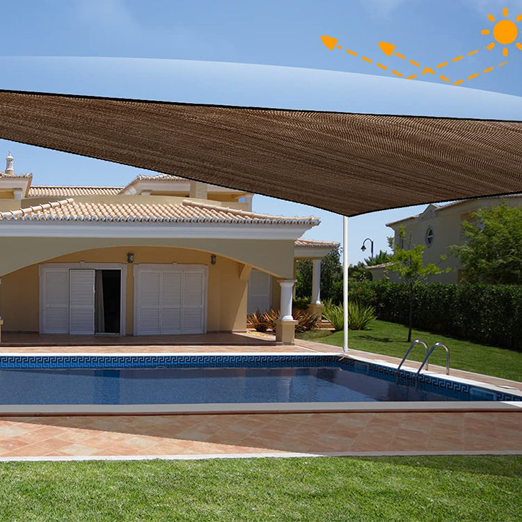 UV Block Hdpe Sun Shade Sails Outdoor Pergolas Canopy Swimming Pool Sunshade Net