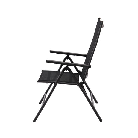 Outdoor Folding Lounge Chair Stackable Aluminum Garden Chair For Wholesale