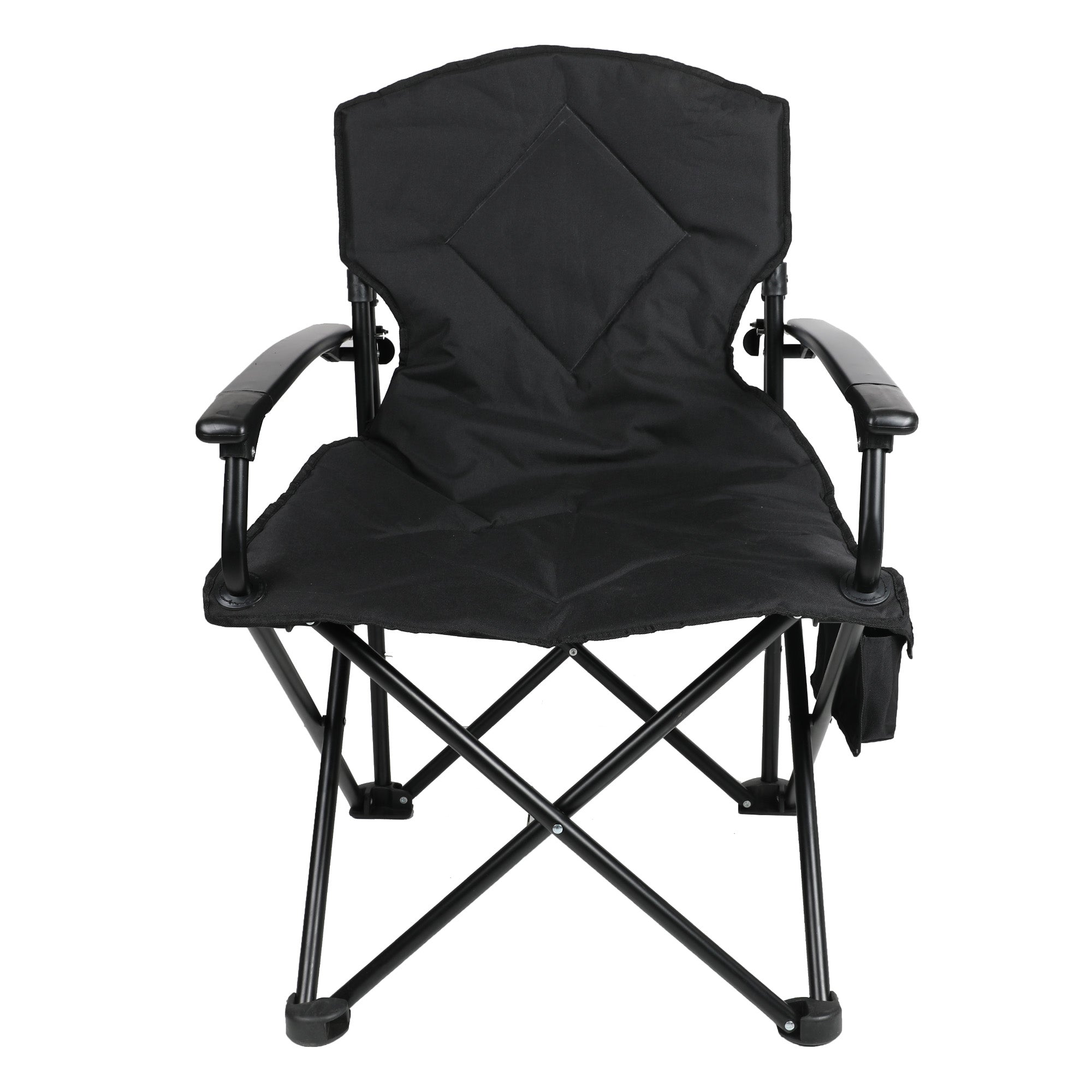 Heavy Duty Outdoor Folding Camping Chair Portable Beach Leisure With Armrest