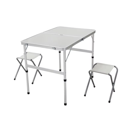 Outdoor Portable Adjustable Aluminum Folding Picnic Table Folding Camping Table