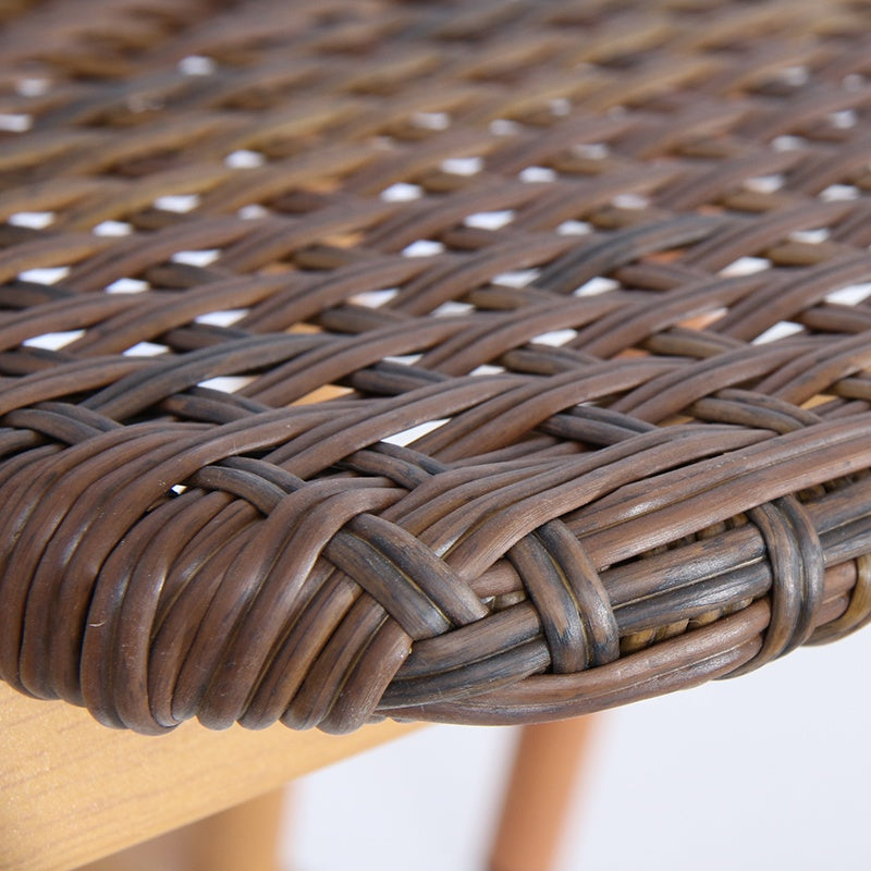 Outdoor Comfortable Furniture Patio Garden Rattan Wooden Rocking Chair