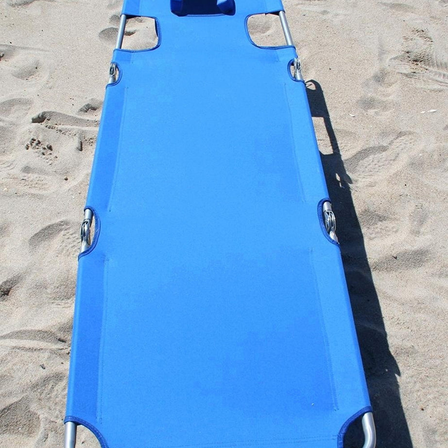 Outdoor Patio Beach Beach Bed Sun Lounger Folding Beach Lounge Chair