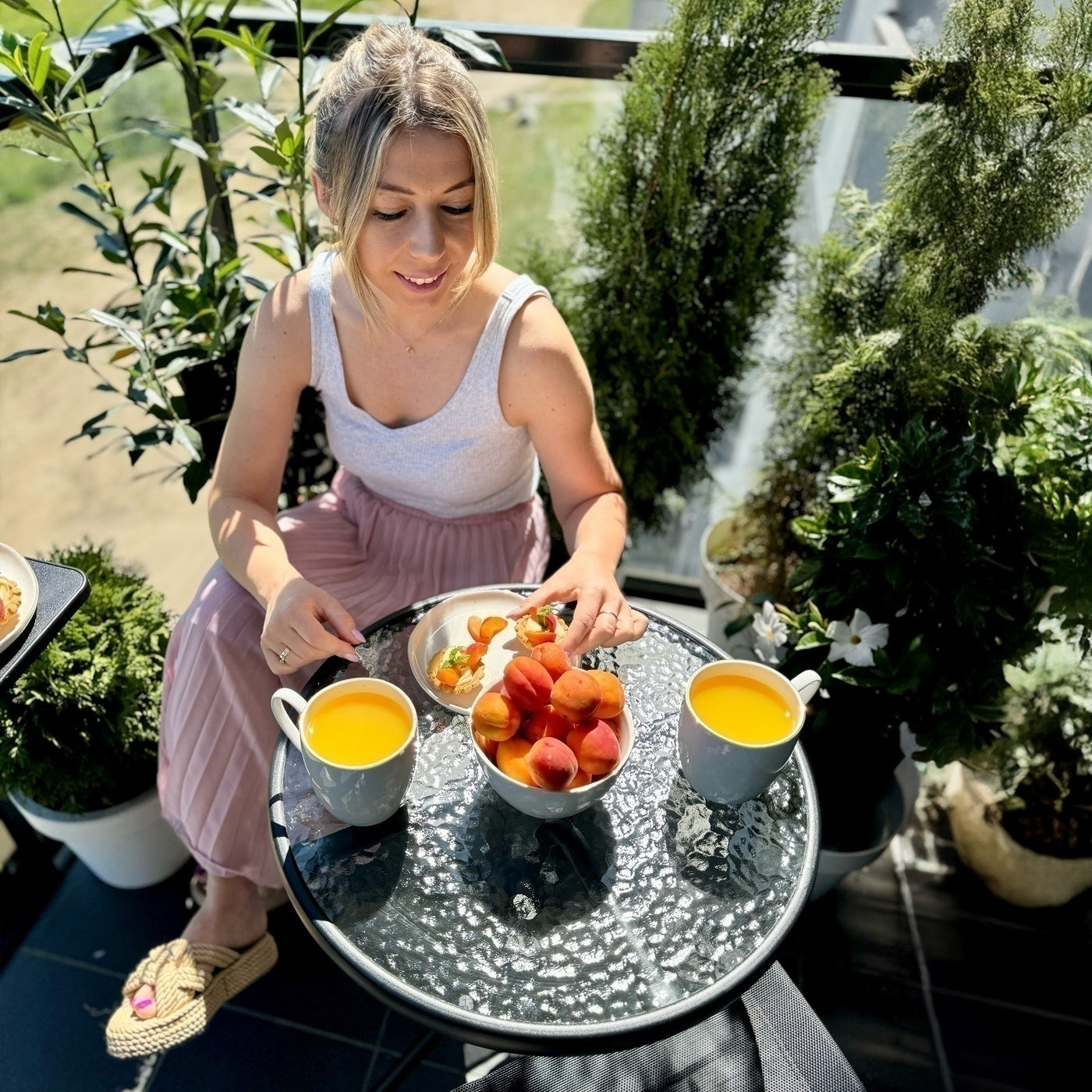 Metal Furniture Metal Frame Bistro Dining Folding Chair Patio Garden Furniture Set