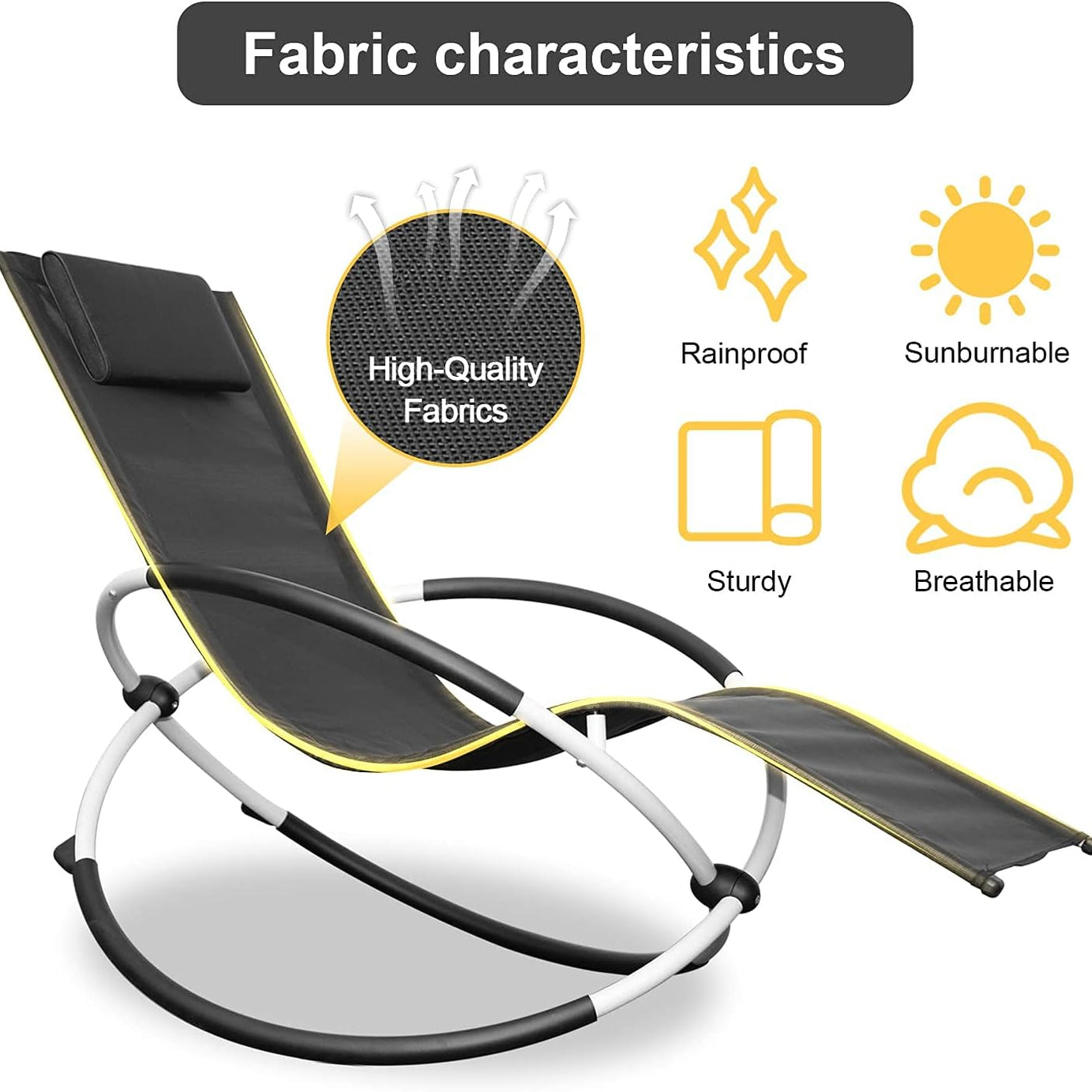 Breathable And Comfortable Wholesale Outdoor Beach Lounge Chair Adjustable Zero Gravity Patio