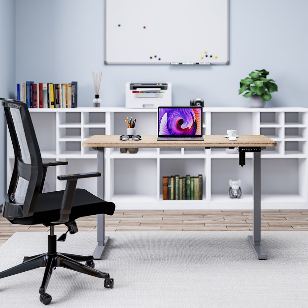 Single Motor Home Office Electric Height Adjustable Standing Desk Lifting Table
