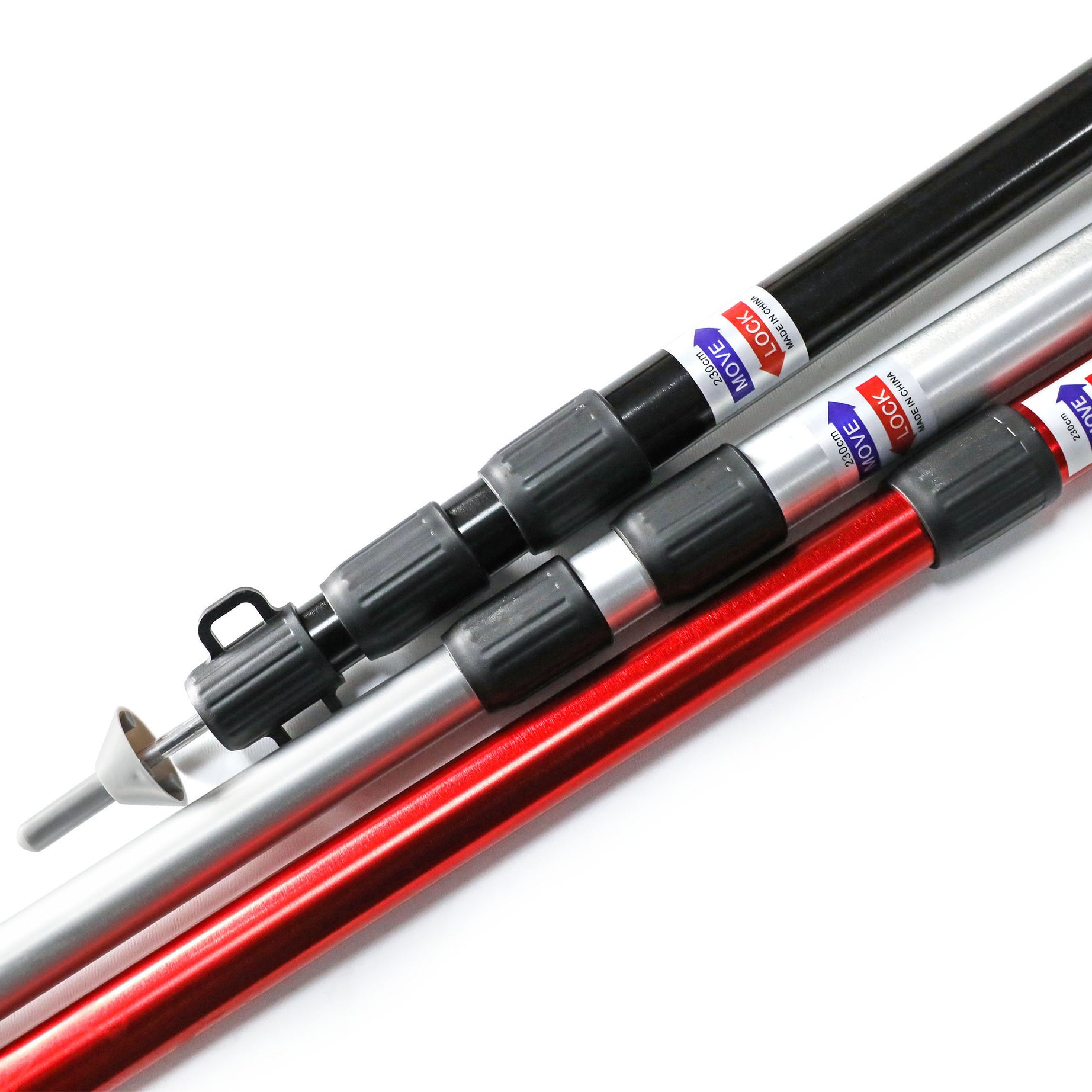 Outdoor Adjustable Lightweight Tarp Telescopic Tent Poles for Camping