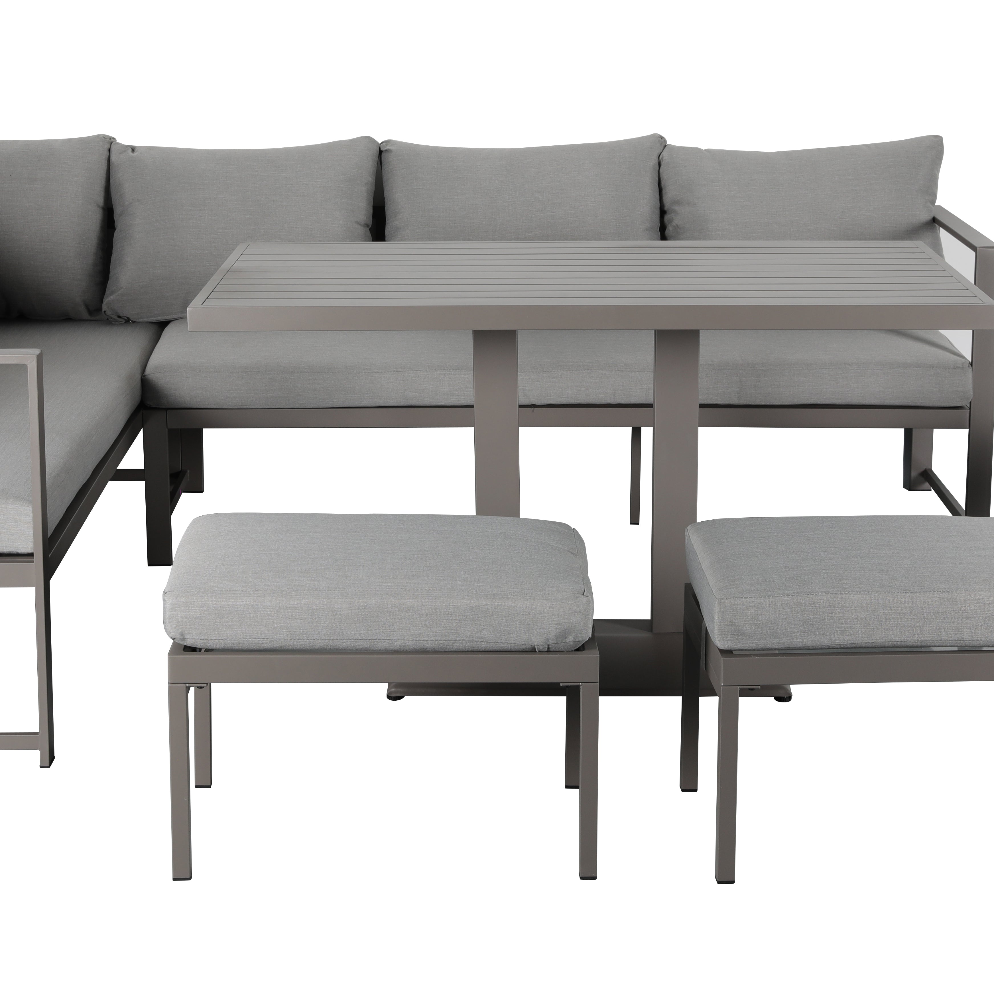 High Density Sponge Metal Aluminum Alloy Waterproof Patio Hotel Garden Outdoor Sofa