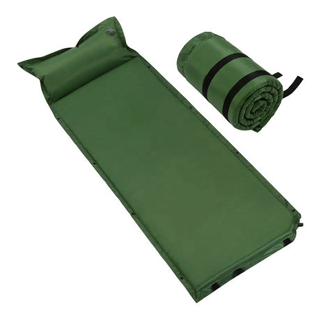 Wholesale Lightweight Sleeping Pad Self-inflatable Camping Mattress Pad Memory Foam Self-inflating Sleeping Pad